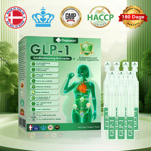 Officiel Butik | Diapason® GLP-1 9 I 1 Sundhedsløsning Oral Væske 🌿 Formel til beskyttelse mod kronisk sygdom ✌️