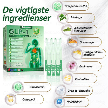 Officiel Butik | Diapason® GLP-1 9 I 1 Sundhedsløsning Oral Væske 🌿 Formel til beskyttelse mod kronisk sygdom ✌️
