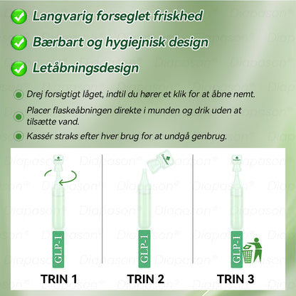 Officiel Butik | Diapason® GLP-1 9 I 1 Sundhedsløsning Oral Væske 🌿 Formel til beskyttelse mod kronisk sygdom ✌️
