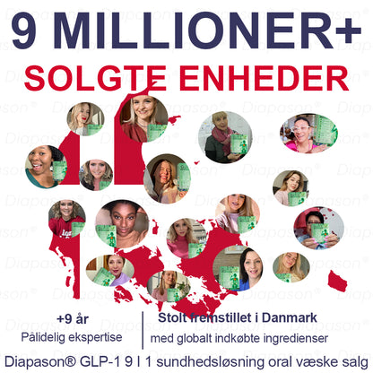 Officiel Butik | Diapason® GLP-1 9 I 1 Sundhedsløsning Oral Væske 🌿 Formel til beskyttelse mod kronisk sygdom ✌️